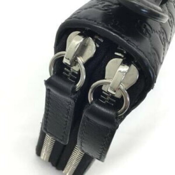 Gucci Organizer Travel GG Shier Leather Black - Picture 8 of 12